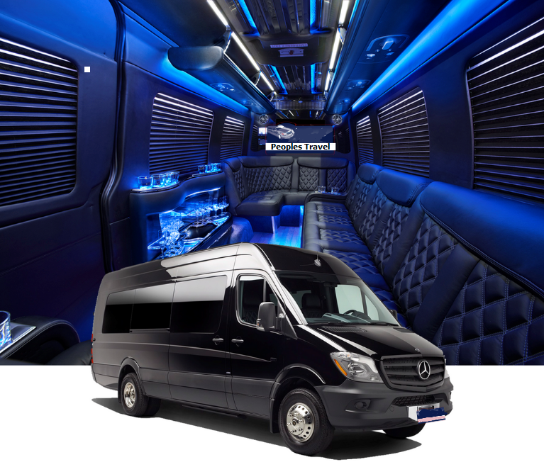 Sprinter Party Van Service South Florida - Peoples Travel Tours